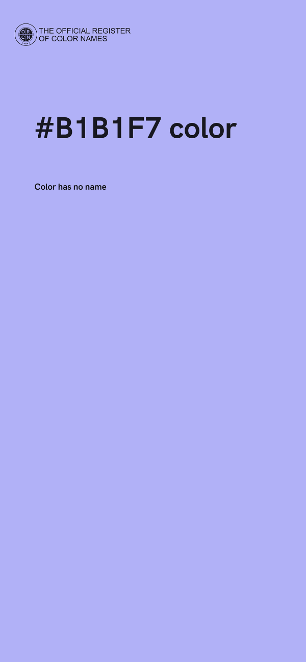 #B1B1F7 color image