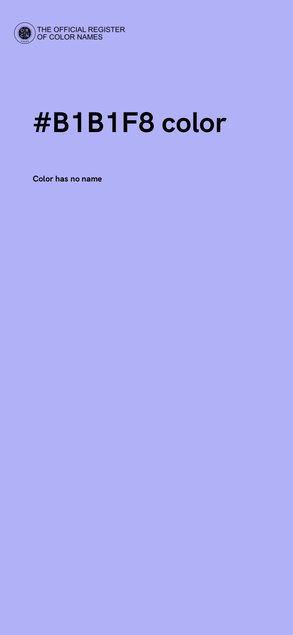 #B1B1F8 color image