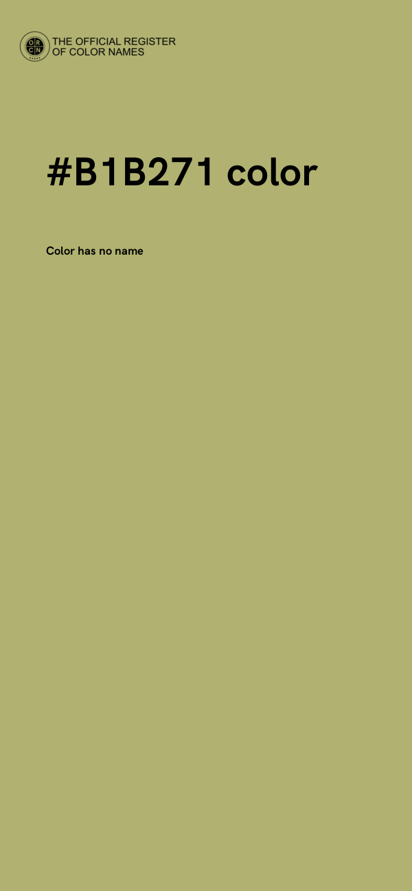 #B1B271 color image