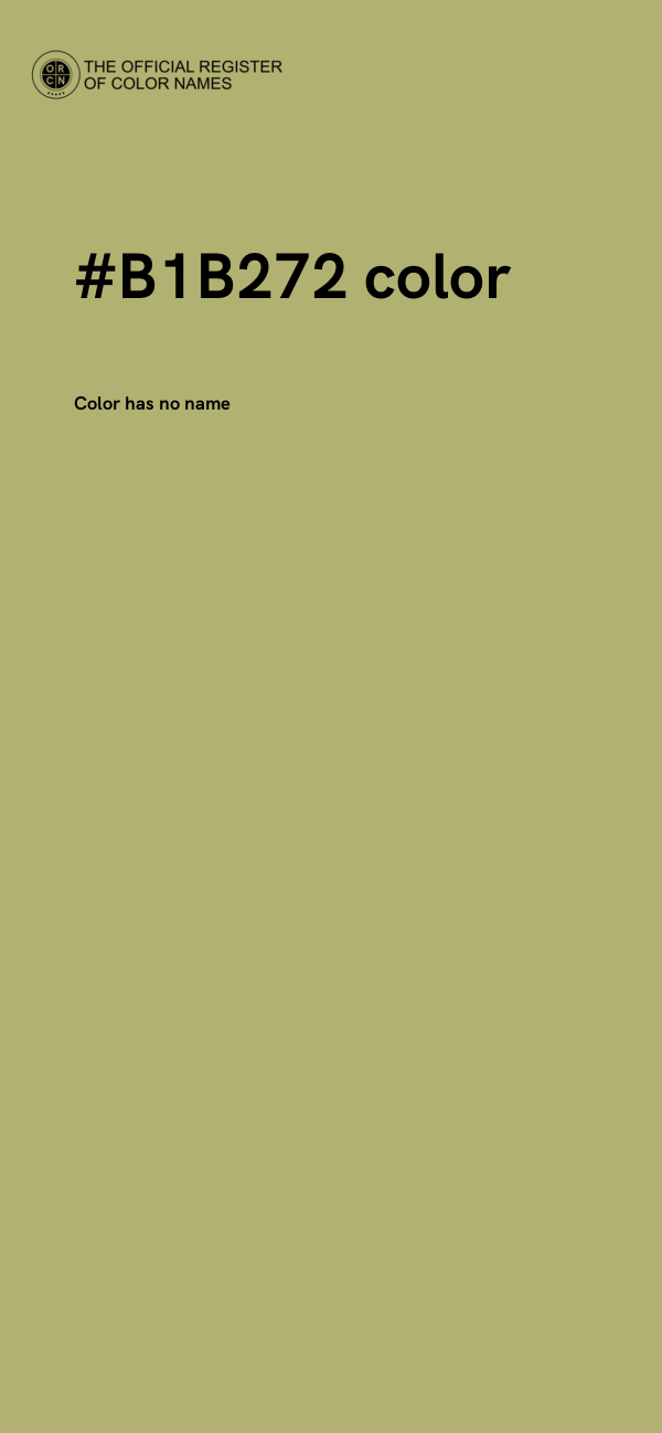 #B1B272 color image