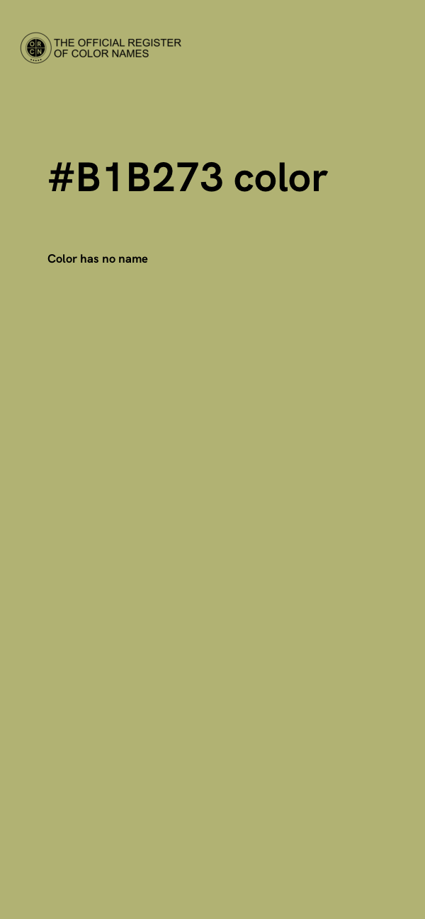#B1B273 color image
