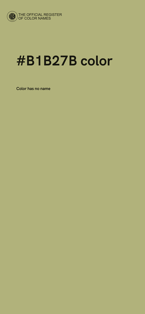#B1B27B color image