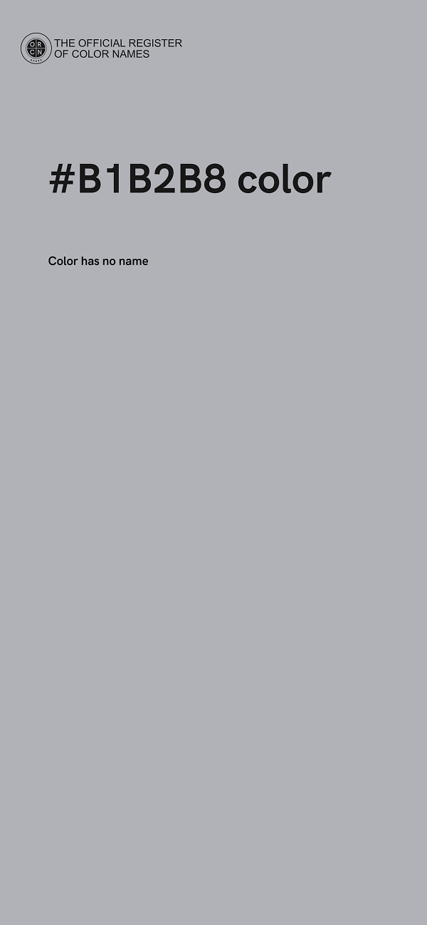 #B1B2B8 color image