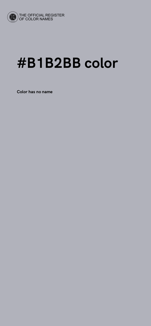 #B1B2BB color image