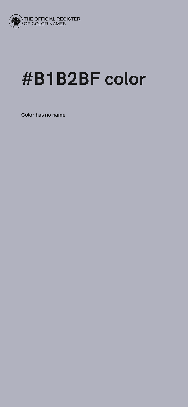 #B1B2BF color image