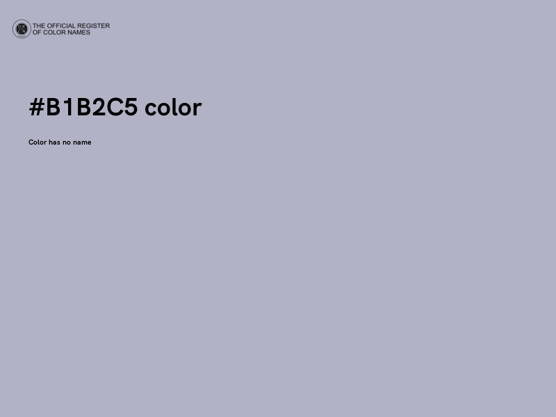 #B1B2C5 color image