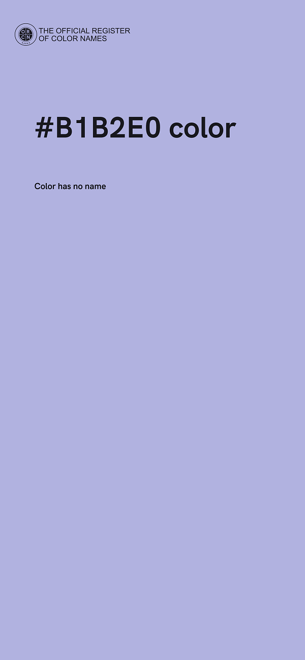 #B1B2E0 color image