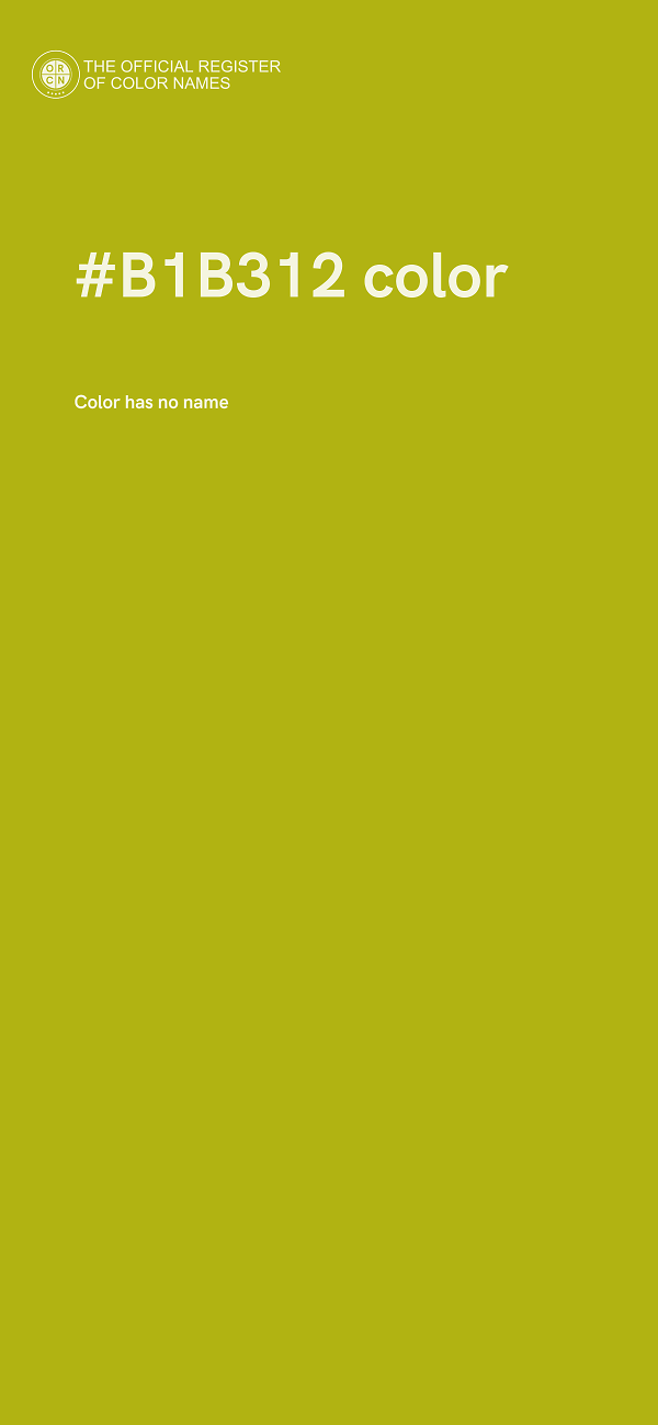 #B1B312 color image