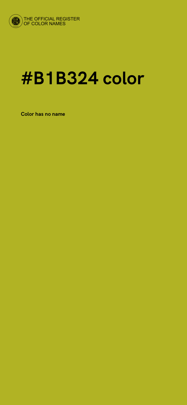 #B1B324 color image