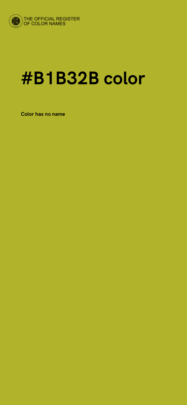 #B1B32B color image