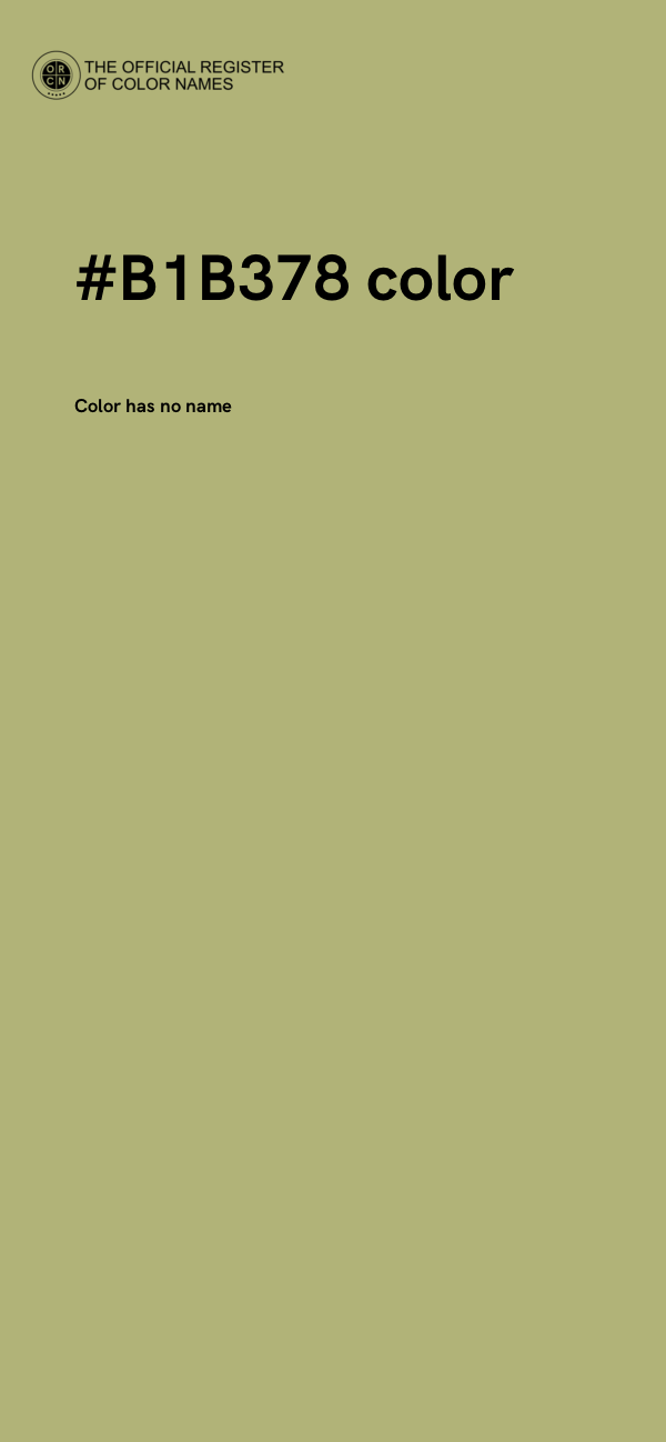 #B1B378 color image