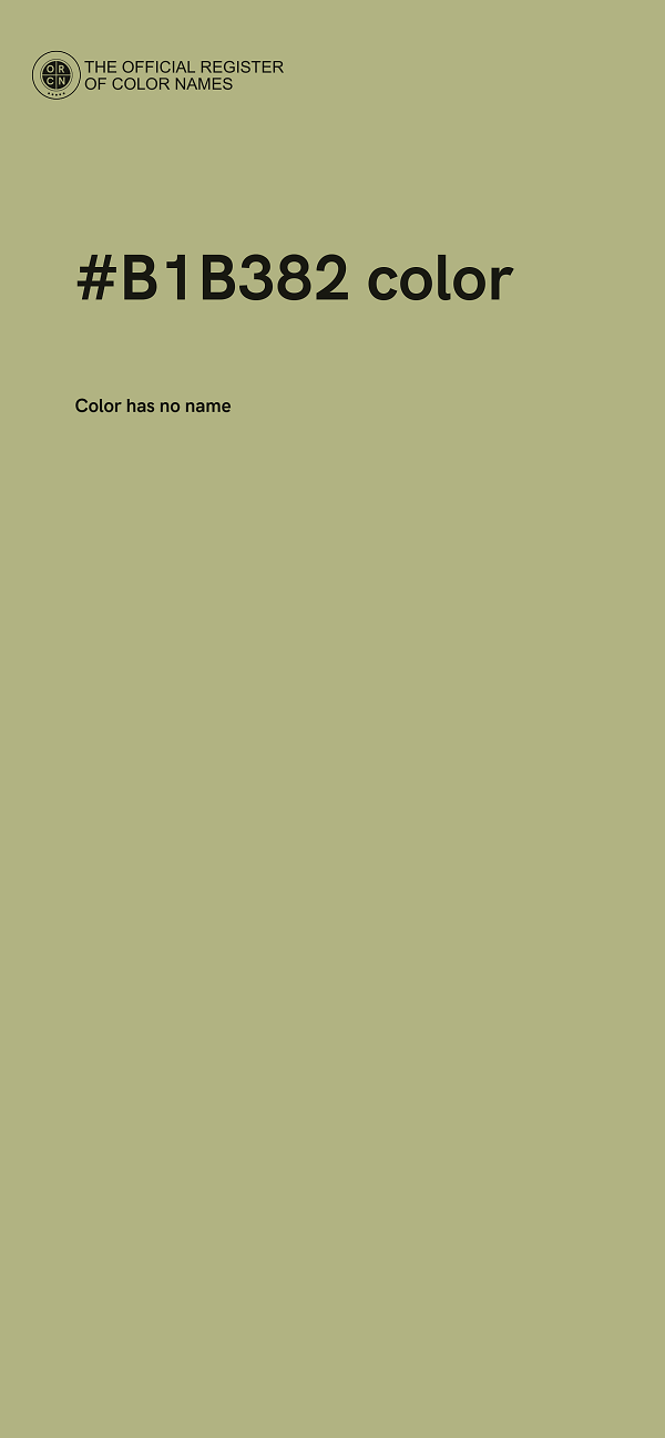 #B1B382 color image