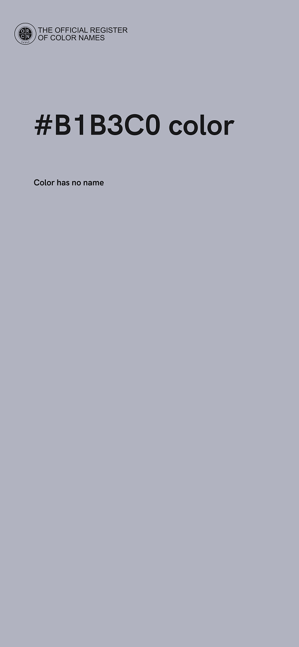 #B1B3C0 color image