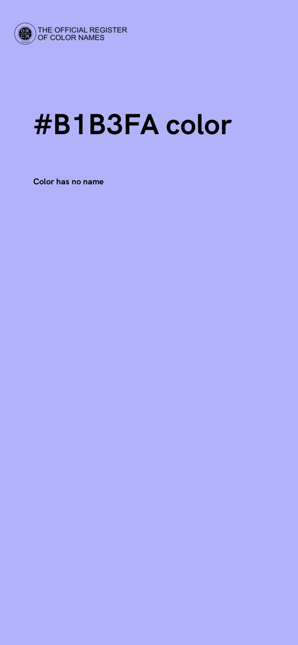 #B1B3FA color image