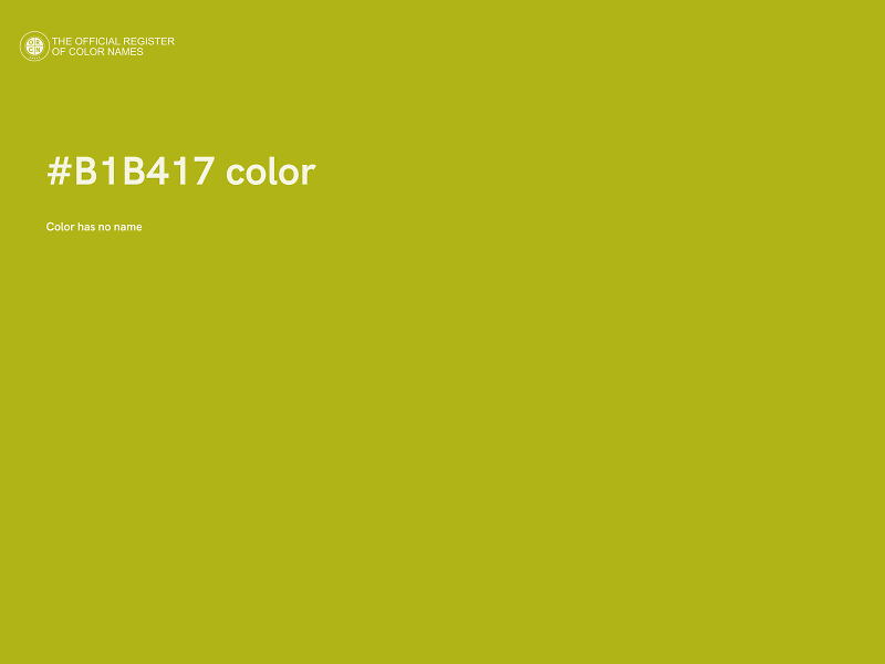 #B1B417 color image