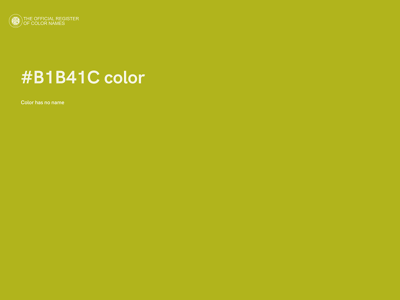 #B1B41C color image