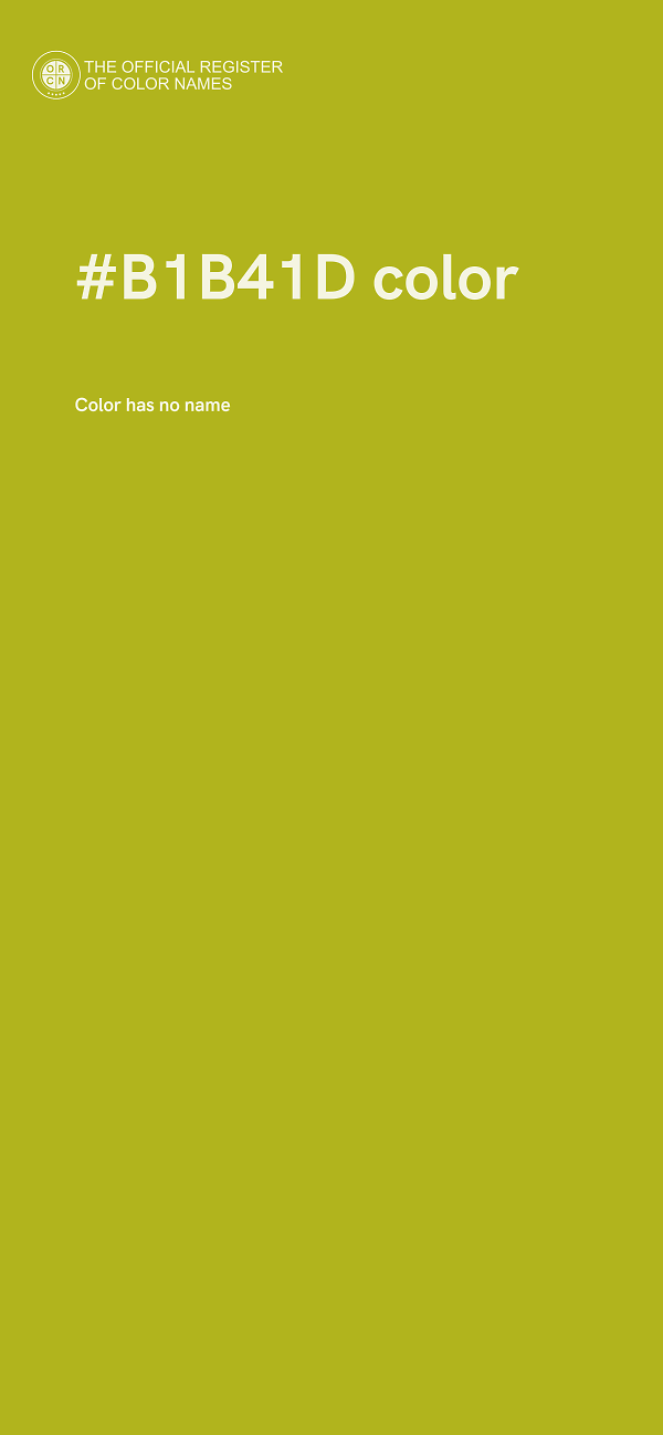 #B1B41D color image