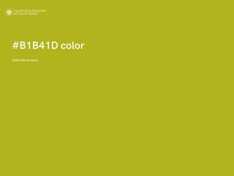 #B1B41D color image
