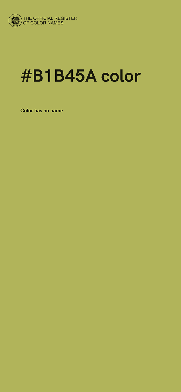 #B1B45A color image