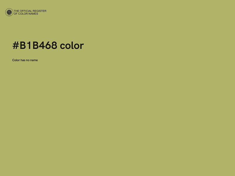 #B1B468 color image