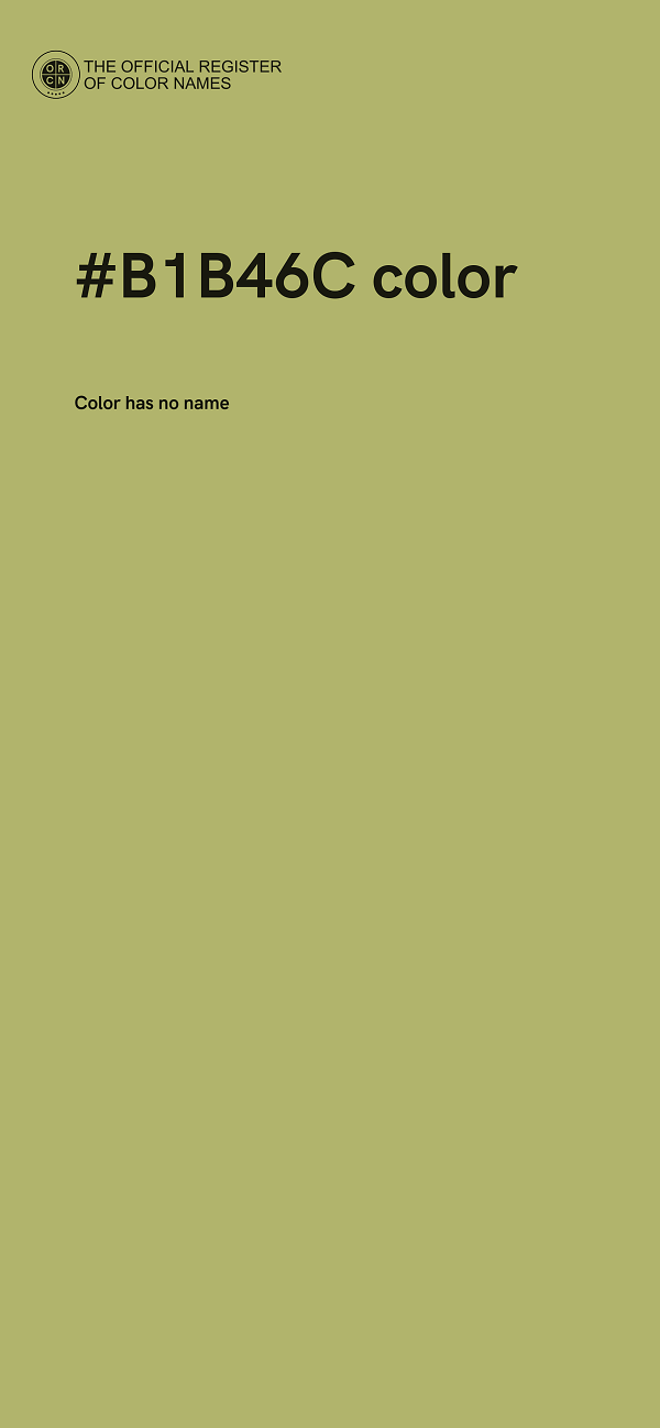 #B1B46C color image