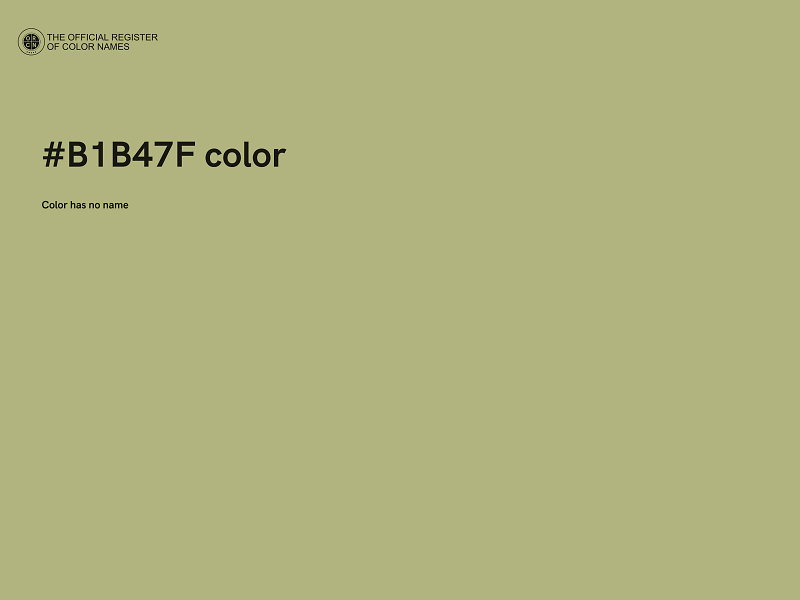 #B1B47F color image