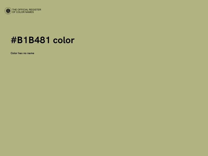 #B1B481 color image
