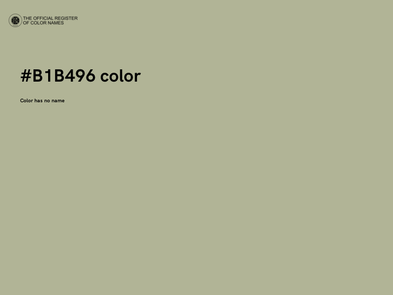 #B1B496 color image