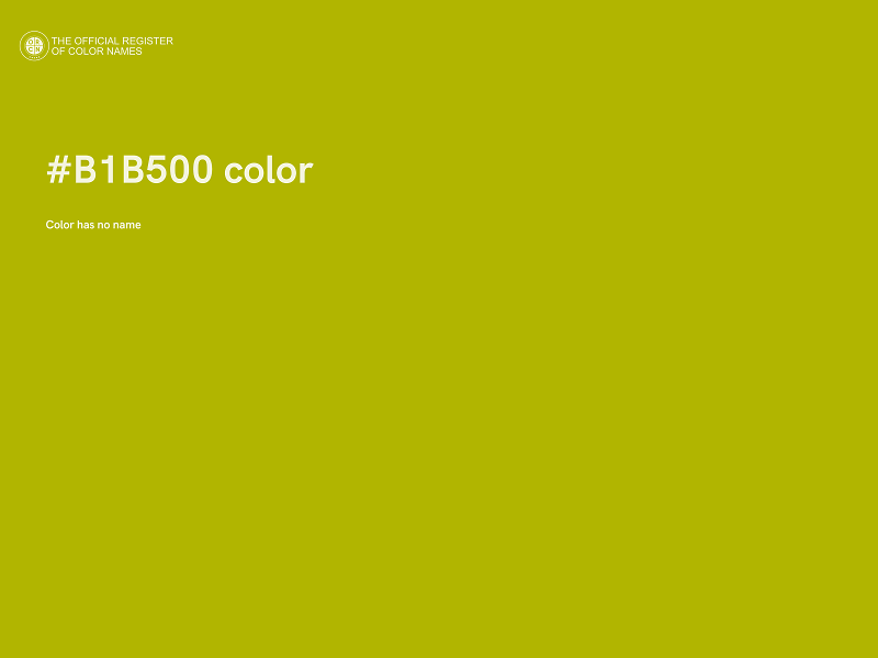 #B1B500 color image