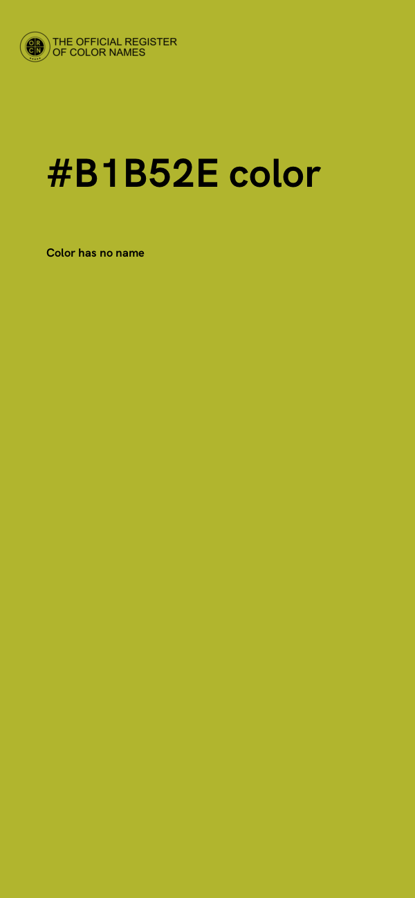 #B1B52E color image