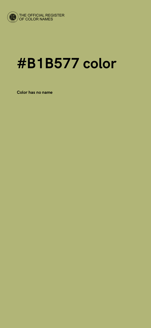 #B1B577 color image