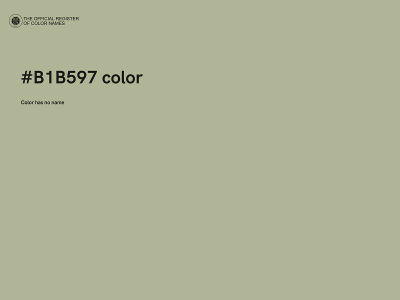 #B1B597 color image