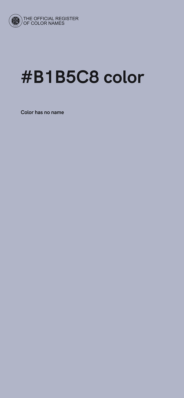#B1B5C8 color image