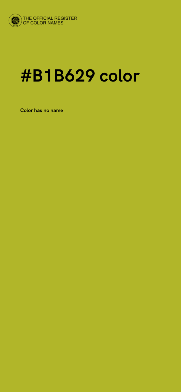 #B1B629 color image