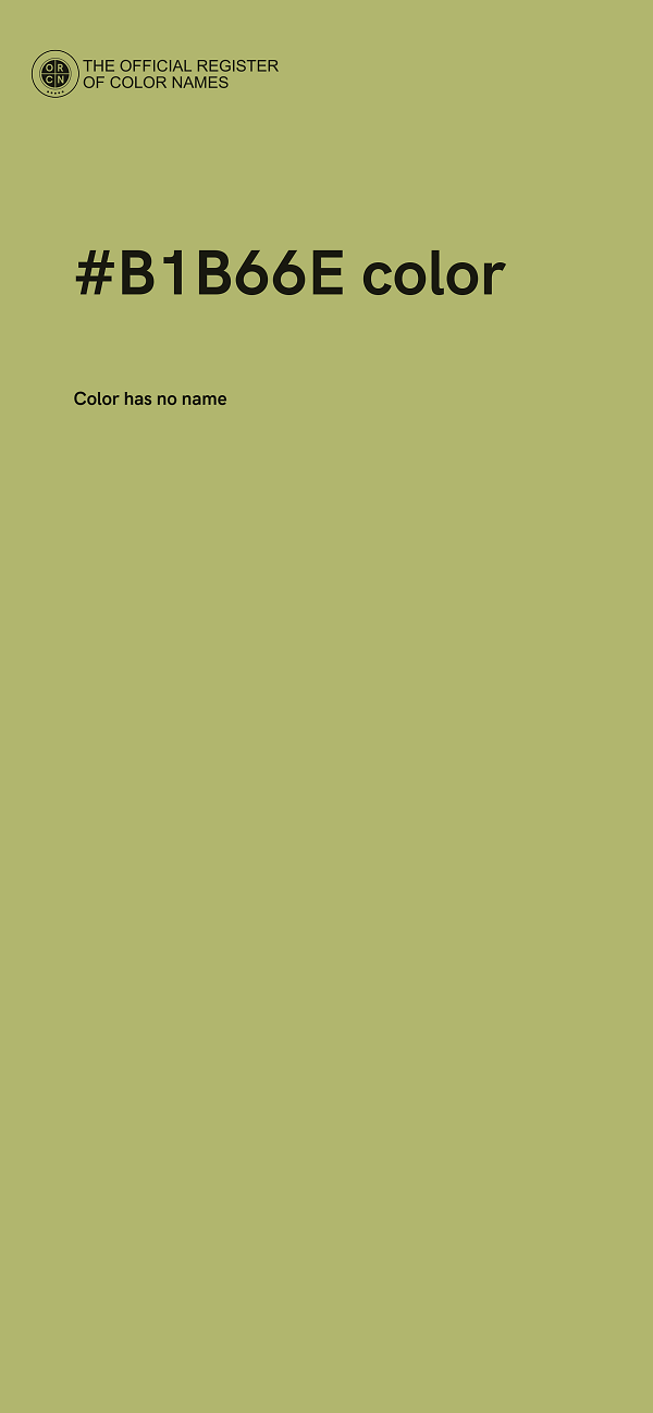 #B1B66E color image