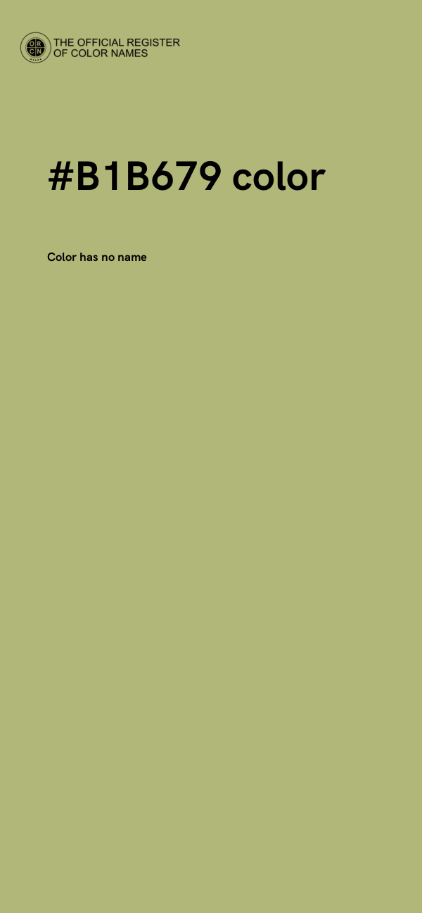 #B1B679 color image