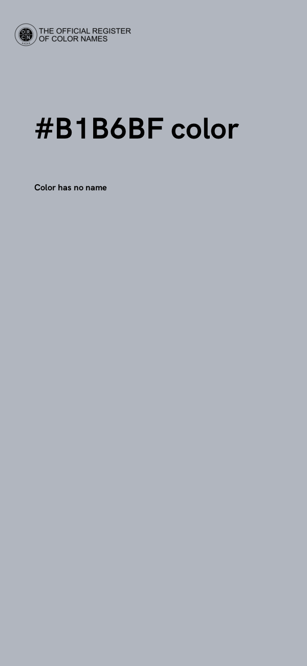 #B1B6BF color image