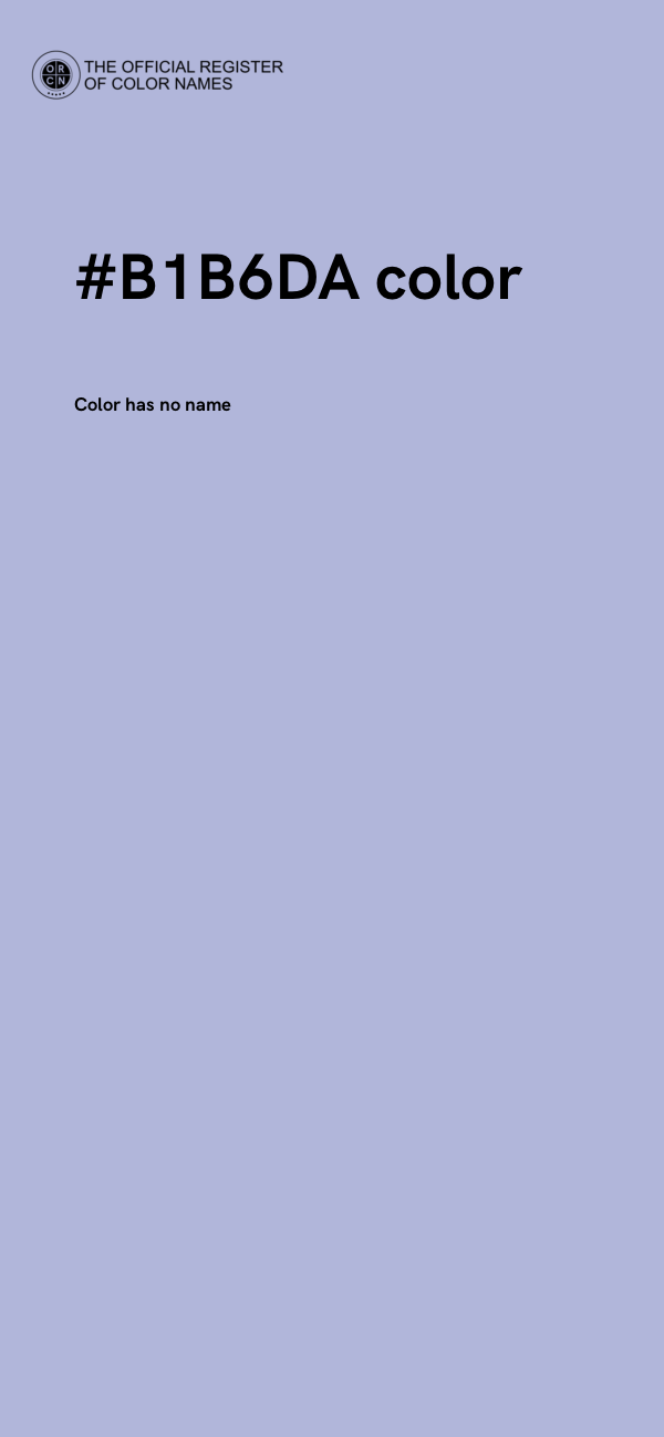#B1B6DA color image