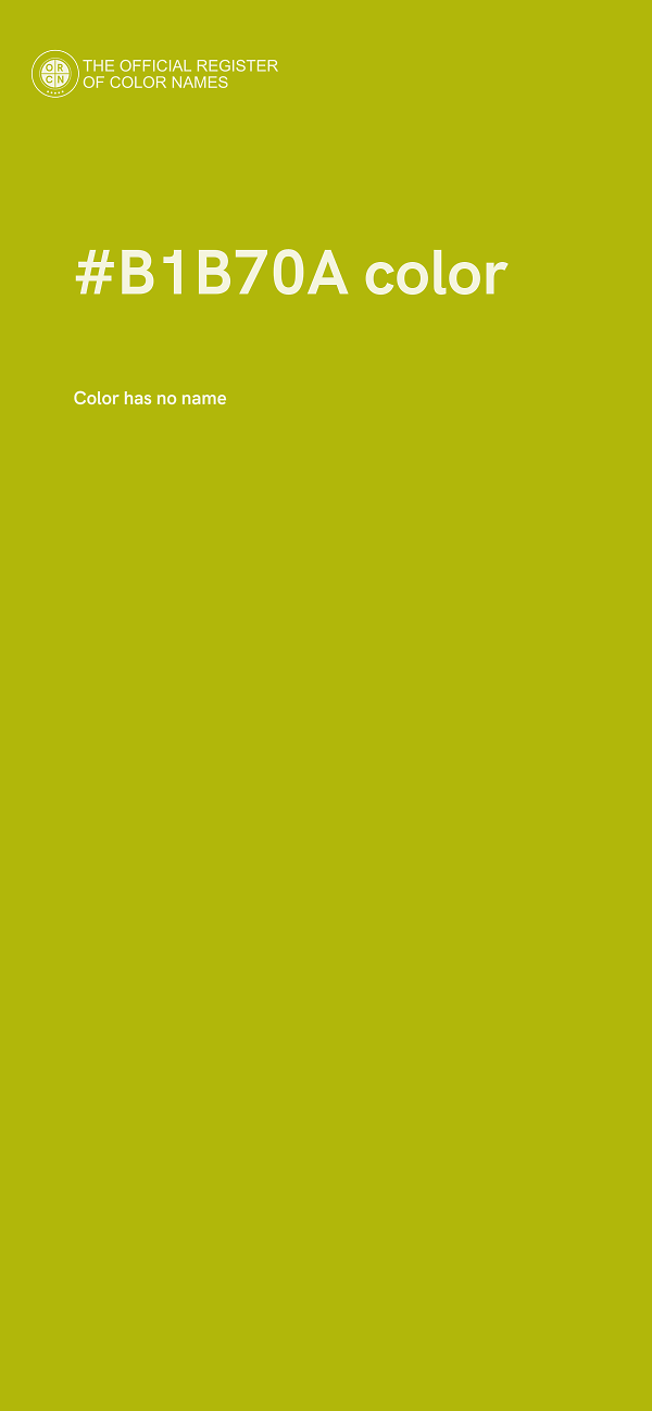#B1B70A color image