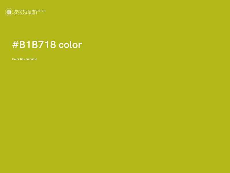 #B1B718 color image