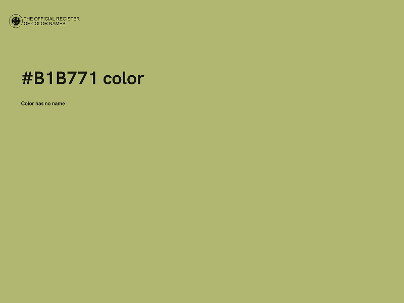 #B1B771 color image