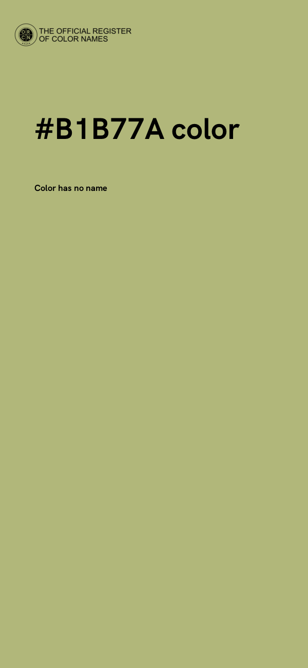 #B1B77A color image