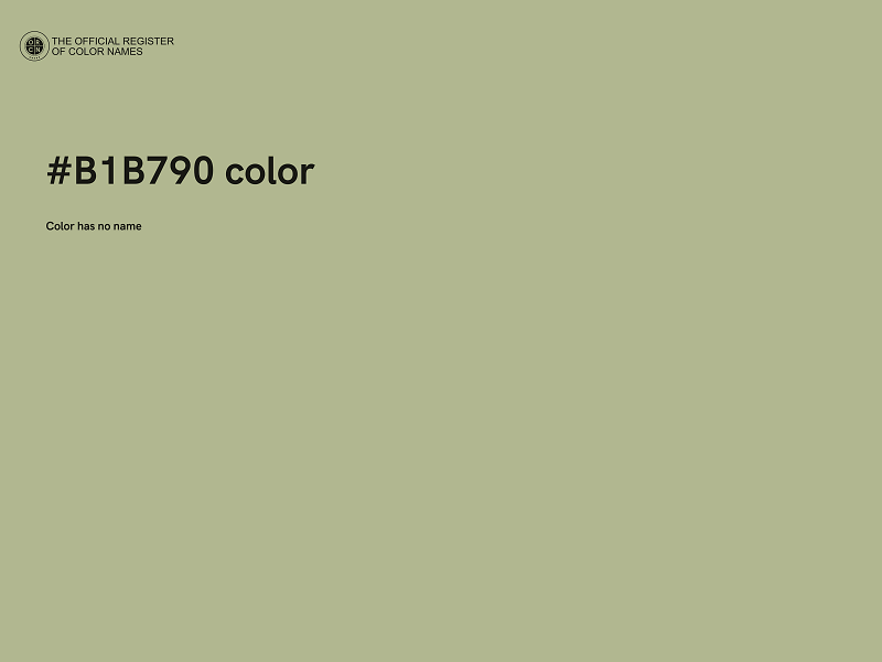 #B1B790 color image