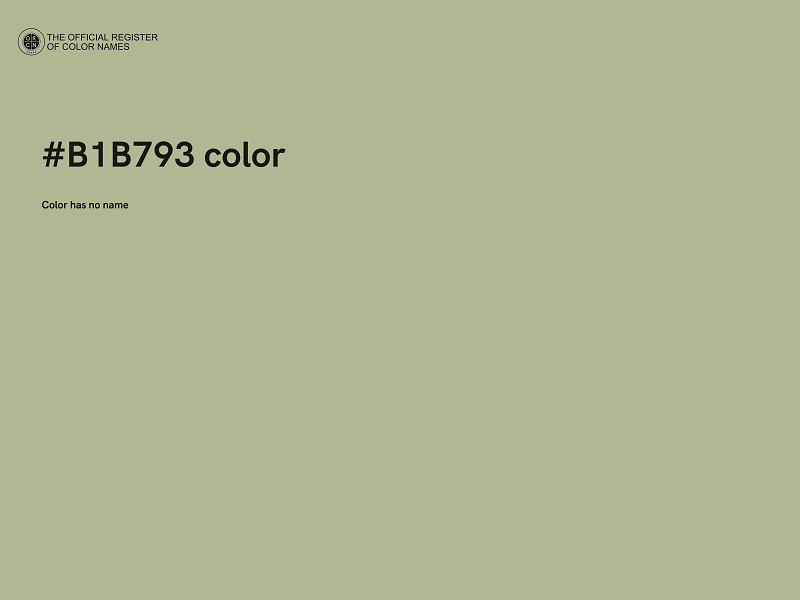 #B1B793 color image