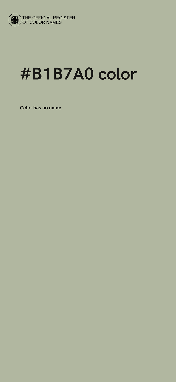 #B1B7A0 color image