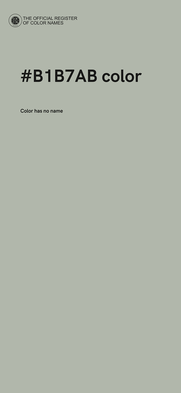 #B1B7AB color image