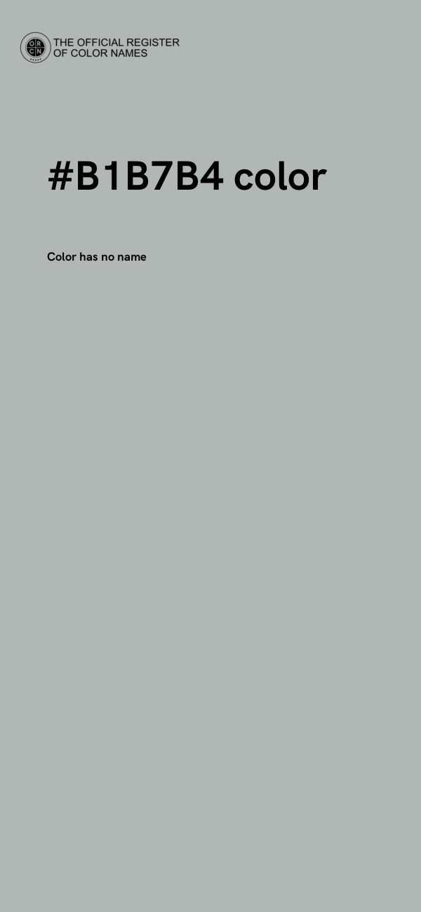 #B1B7B4 color image