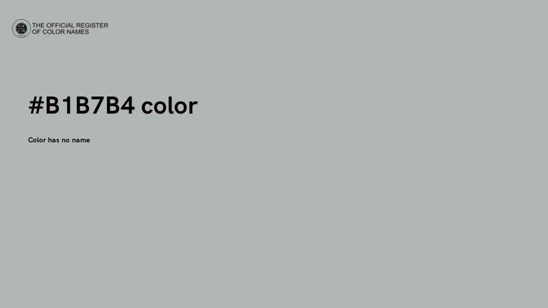 #B1B7B4 color image
