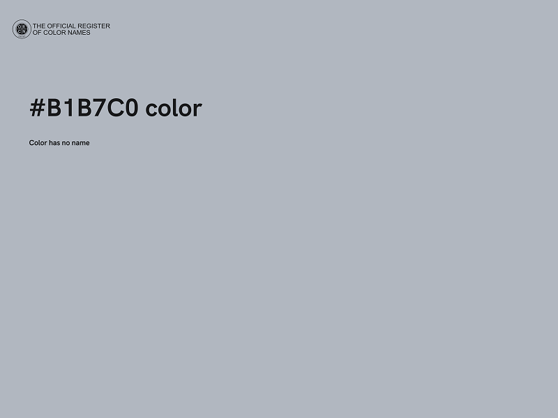 #B1B7C0 color image