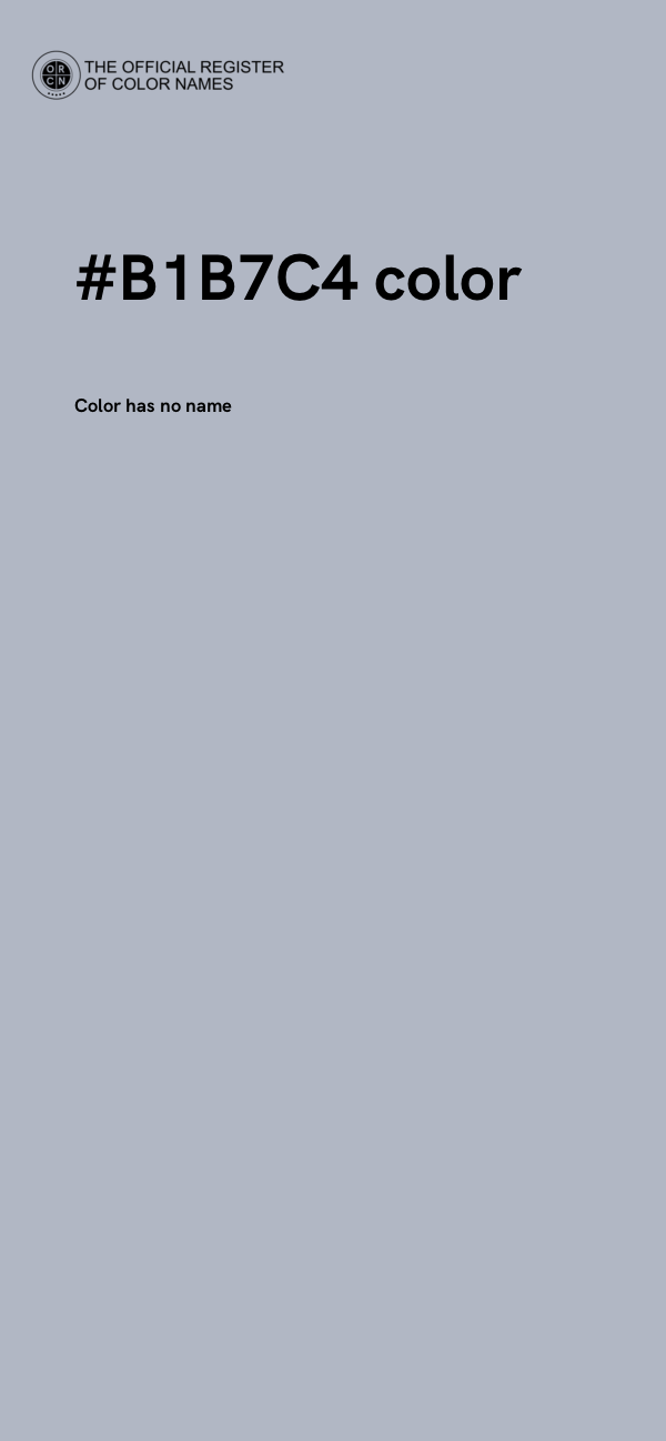 #B1B7C4 color image